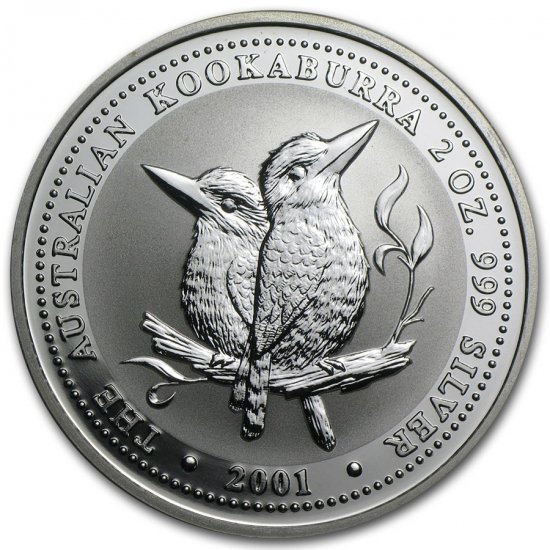カワセミ銀貨 ２オンス ４枚セット ケース入り - 貨幣
