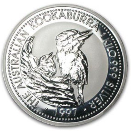 1996年／1997年 (2枚x1KG) オーストラリア クッカバラ 銀貨