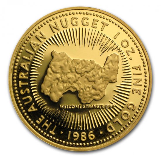 1986 オーストラリア、カンガルー金貨１オンス クリアケース付き 新品未使用 - 野口コイン株式会社