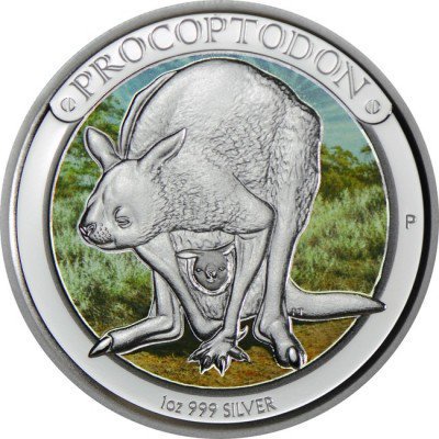 2013 オーストラリア プロコプトドン 銀貨 1オンス カラー ケース付き 新品未使用 - 野口コイン株式会社