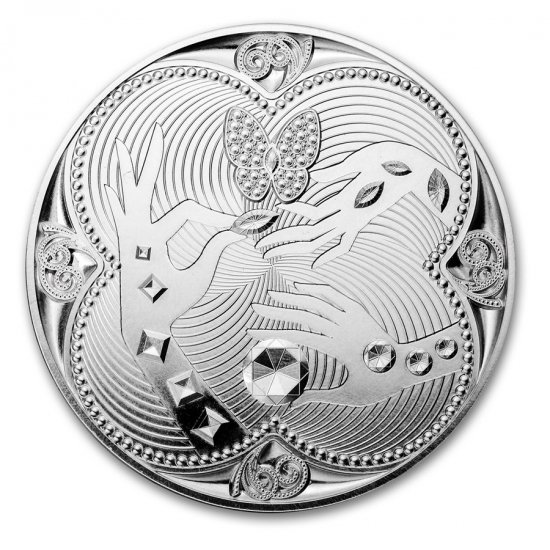 超美品 ヴァンクリーフ\u0026アーペル 110周年記念 10ユーロ銀貨 2016年