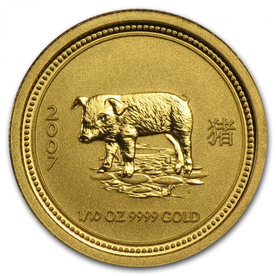 2001 オーストラリア 干支ヘビ金貨 1/10オンス クリアケース付き 新品
