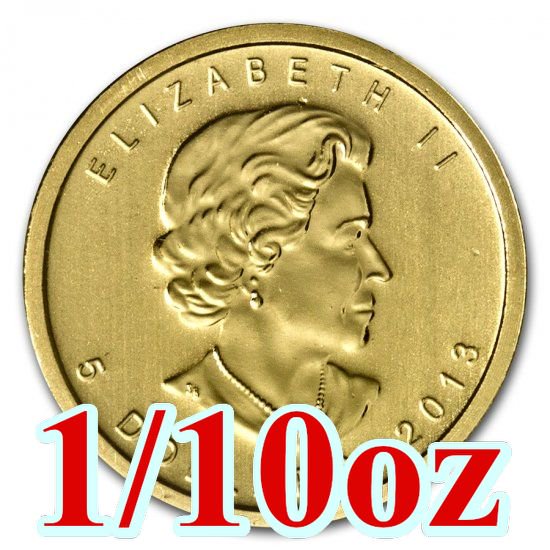 1984 カナダ メイプル金貨1/10オンス 新品未使用 - 野口コイン株式会社
