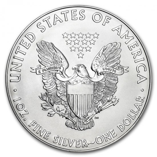 2012 アメリカ イーグル銀貨1オンス(41mmクリアケース付き) 新品未使用 - 野口コイン株式会社