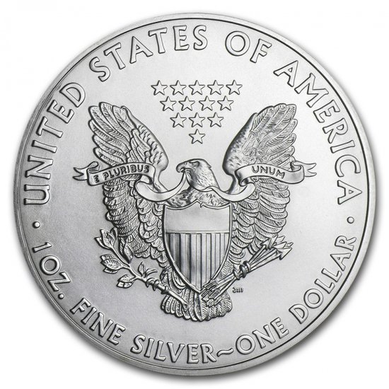 2011 アメリカ イーグル銀貨1オンス(41mmクリアケース付き) 新品未使用 - 野口コイン株式会社