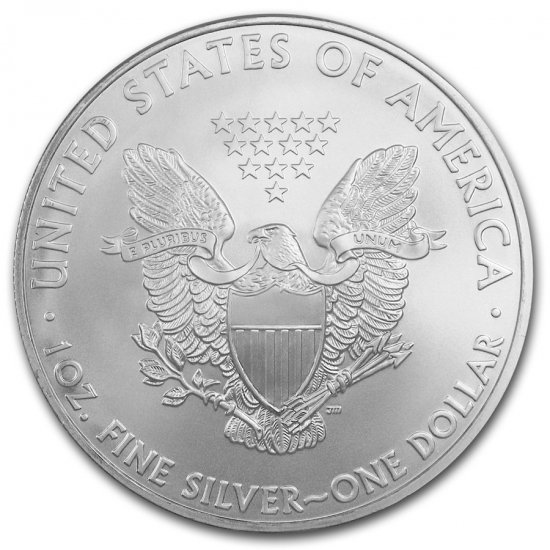 2009 アメリカ イーグル銀貨1オンス(41mmクリアケース付き) 新品未使用 - 野口コイン株式会社