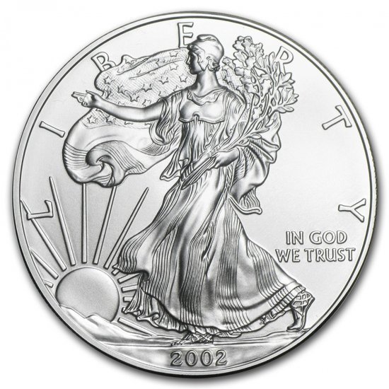 2001  アメリカ イーグル銀貨 1オンスアメリカ政府重量