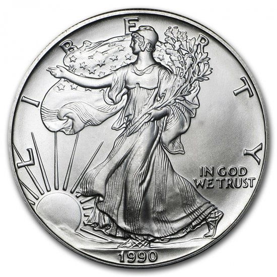 米国正規販売店購入アメリカイーグル銀貨 40枚純銀 - 貨幣