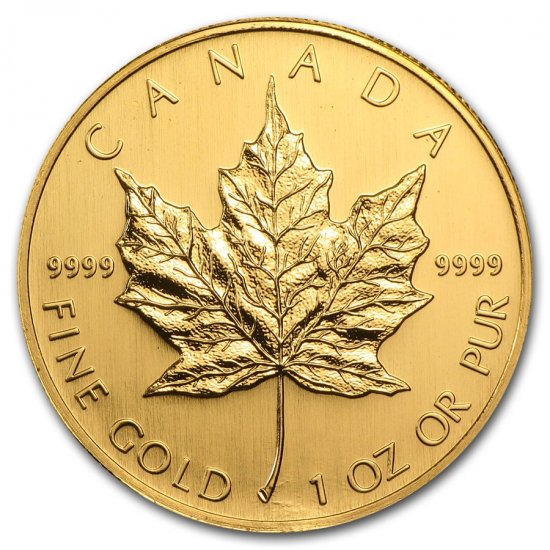 2005 カナダ メイプル金貨 １オンス（30mmクリアケース付き 