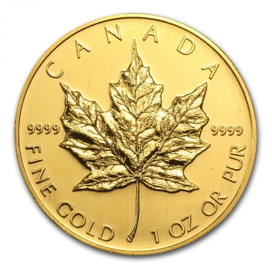 2005 カナダ メイプル金貨 １オンス（30mmクリアケース付き