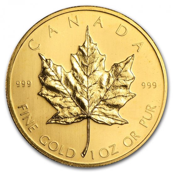 1979 カナダ メイプル金貨１オンス（30mmクリアケース付き） - 野口 