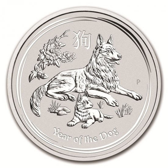 2018 オーストラリア 干支 犬金貨 1/20オンス クリアケース付き 新品未使用 - 野口コイン株式会社