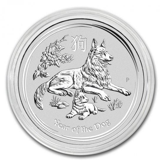 保証書・ケース付き] 2018年 (新品) スイス「干支 十二支・戌年