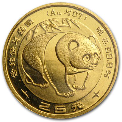 1983 中国 パンダ金貨 1/4オンス新品未使用 - 野口コイン株式会社