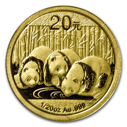 2013 中国 パンダ金貨 1/20オンス 20元 新品未使用 - 野口コイン株式会社