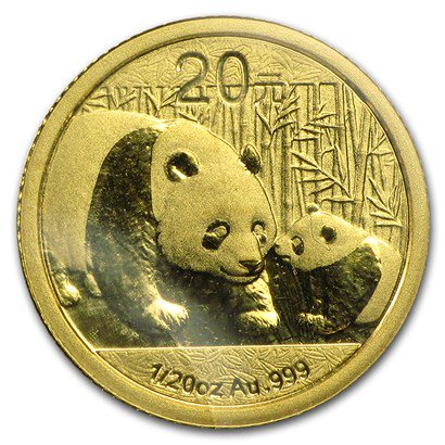 2011 中国 パンダ金貨 1/20オンス 20元 新品未使用 - 野口コイン株式会社