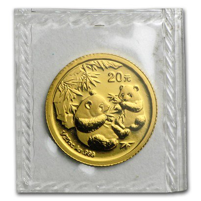 2006 中国 パンダ金貨 1/20オンス 20元 新品未使用 - 野口コイン株式会社