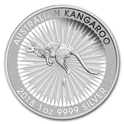 2018  オーストラリア カンガルー銀貨 1オンスオーストラリア重量