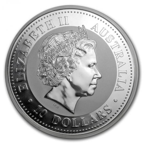 【レア／未使用品】1999年　オーストラリア 　干支　兎　銀貨　1KG 8992