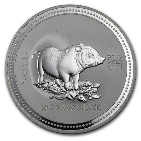 G「10360」銀貨 10OZ SILVER 999 オーストラリア 2001年 10ドル 蛇 - 貨幣