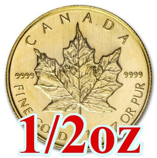 1/2オンズ メイプルリーフ 金貨 カナダ 硬貨 純金1/2onz 128464977_th.jpg?