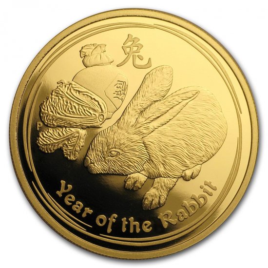 2011 オーストラリア 干支ウサギ金貨 1オンス プルーフ(Series 2