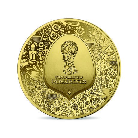 2018 フランス FIFA ワールドカップ・ロシア大会記念 50ユーロ金貨 プルーフ クリアケース付き 【Proof】 新品未使用 -  野口コイン株式会社