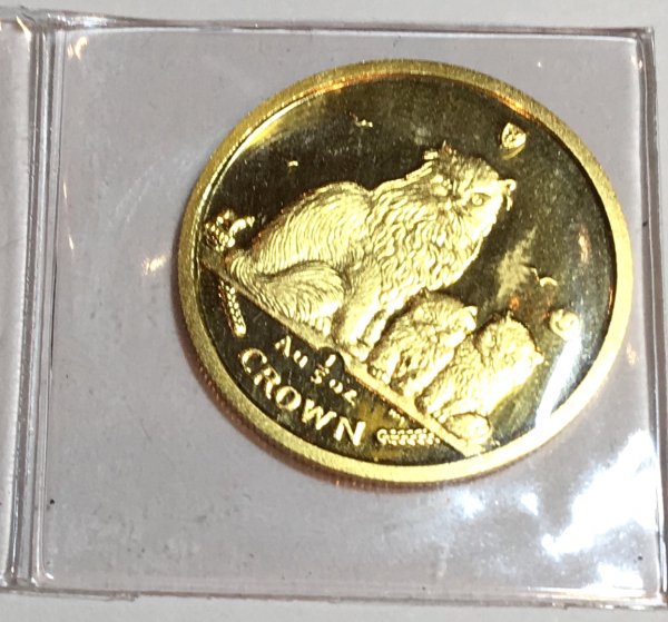 A12）海外記念コイン、メダル 金色15枚 - 旧貨幣