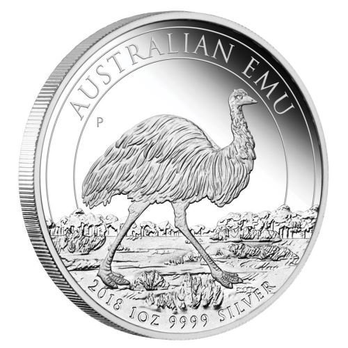 イーグル銀貨2020年発行　オーストラリア  エミュー銀貨×3枚セット　純銀1オンス