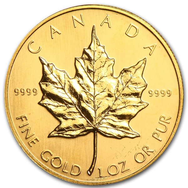 1997 カナダ メイプル金貨１オンス（30mmクリアケース付き） 新品未