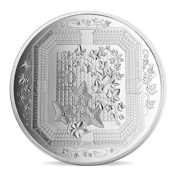 2018 フランス フランスの至宝：ブシュロン 50ユーロ銀貨 5オンス