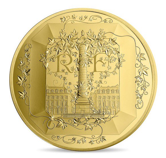 2018 フランス フランスの至宝：ブシュロン 50ユーロ金貨 1/4オンス 