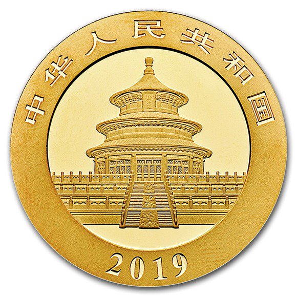 2019 中国 パンダ 金貨 30グラム 500元新品未使用 - 野口コイン株式会社