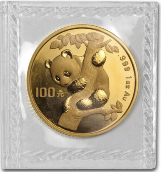 1996 中国 パンダ金貨１オンス 新品未使用 - 野口コイン株式会社