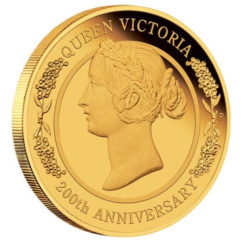 2019 オーストラリア ヴィクトリア女王生誕200周年記念 金貨 1/4オンス ...