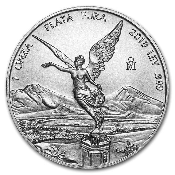 2022 1オンス メキシコ リベルタード 銀貨 (40mmクリアケース付き 