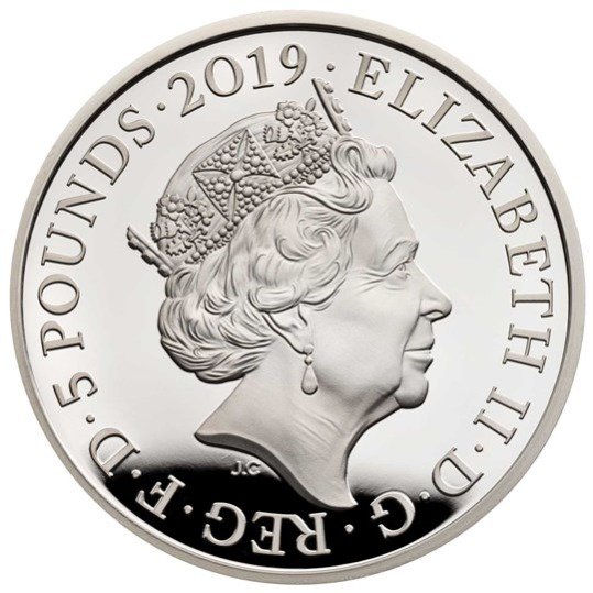 2019 イギリス ヴィクトリア女王生誕200周年記念 5ポンド銀貨 プルーフ 箱とクリアケース付き 【Proof】 新品未使用 - 野口コイン株式会社