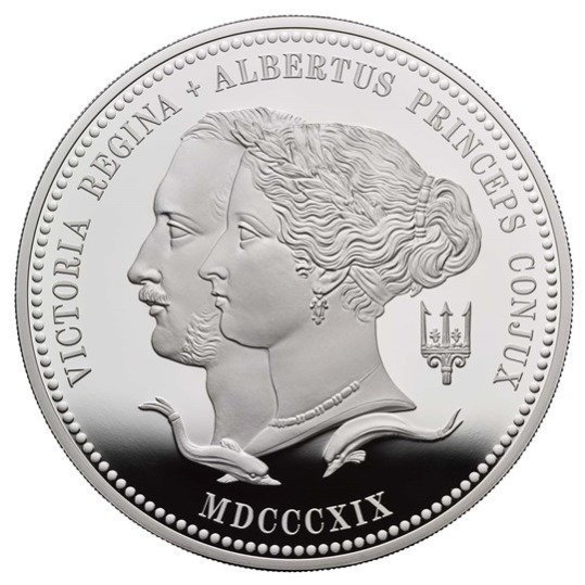 2019 イギリス ヴィクトリア女王生誕200周年記念 10ポンド銀貨 5オンス プルーフ 箱とクリアケース付き 【Proof】 新品未使用 -  野口コイン株式会社