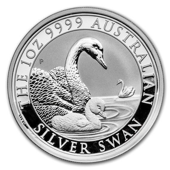 2017 オーストラリア スワン 銀貨1オンス41mmクリアケース付き新品未使用-