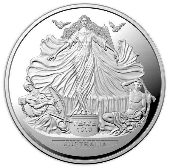 第一次世界大戦講和条約（ヴェルサイユ条約）締結記念メダル