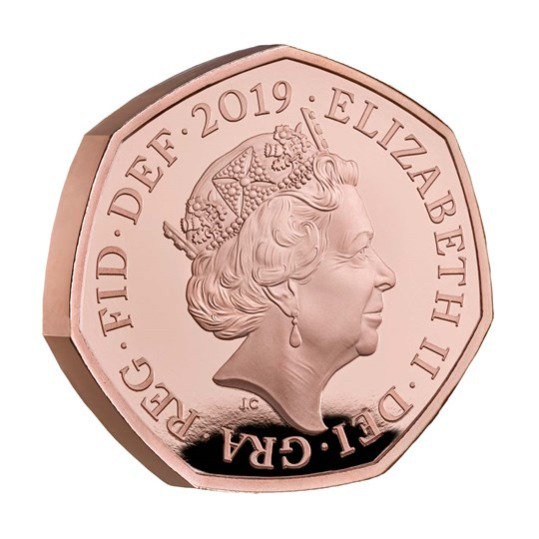 2019 イギリス シャーロック・ホームズ 50ペンス金貨 1/2オンス プルーフ 箱とクリアケース付き 【Proof】 新品未使用 -  野口コイン株式会社