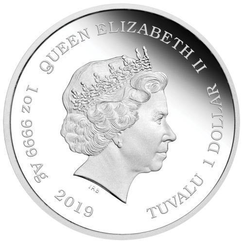 2022-P ツバル 1ドル バート・シンプソン ハイレリーフ 1オンス 銀貨 ...