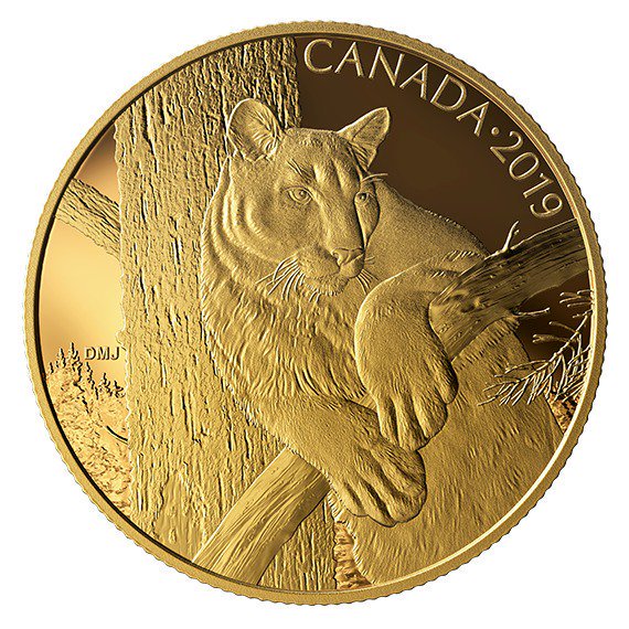 2016年 カナダ「クーガー」純銀 1オンス 銀貨（コインカプセル付き 