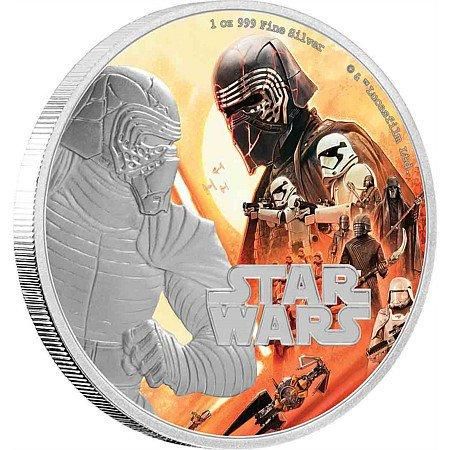 スター・ウォーズ カイロ・レン ニウエ シルバーコイン 限定 - 旧貨幣