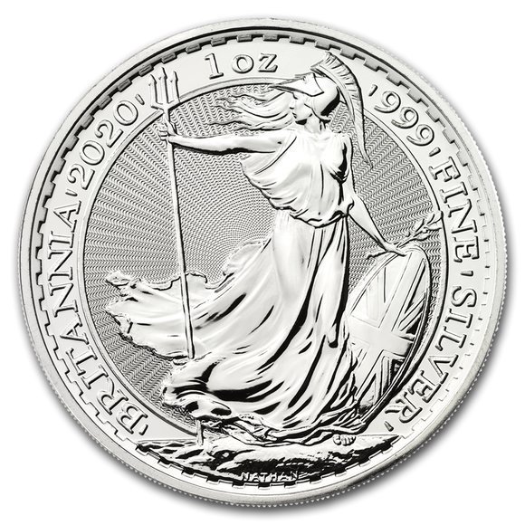 2020 イギリス ブリタニア銀貨 1オンス (39mmクリアーケース付き) 新品未使用 - 野口コイン株式会社 ウィーン金貨、プラチナ