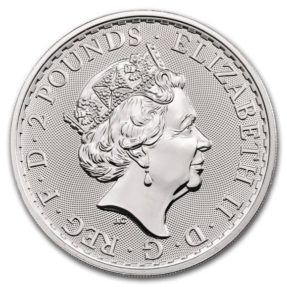 2020 イギリス ブリタニア銀貨 1オンス (39mmクリアケース付き) 新品未 