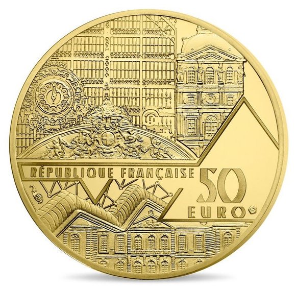 2019 フランス サモトラケのニケ 50ユーロ 金貨 1/4オンス プルーフ 