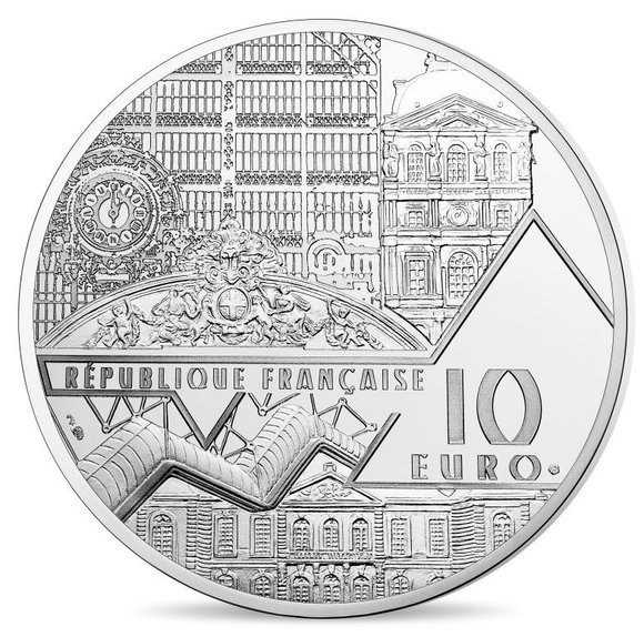 2019 フランス サモトラケのニケ 10ユーロ 銀貨 プルーフ 箱とクリア