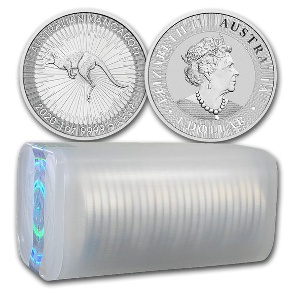 2020 オーストラリア カンガルー銀貨 1オンス【25枚】セット ミント 