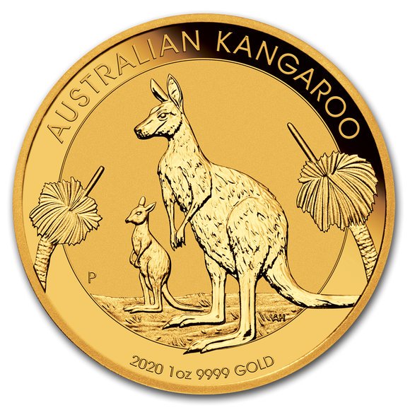 2020 オーストラリア カンガルー金貨 1オンス 33mmクリアケース付き 新品未使用 - 野口コイン株式会社